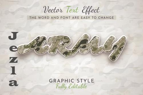 Army Sticker Editable Text Effect - 287566721