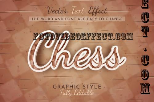 Chess Game Editable Text Effect - 287510308