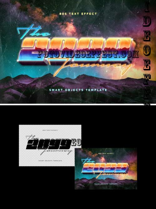 Colorful Retrowave Text Effect - 280526333