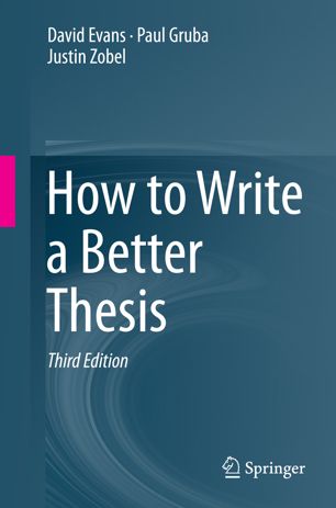 How to Write a Better Thesis, Third Edition (True EPUB)