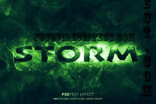 Storm Text Effect - HRUH3BD