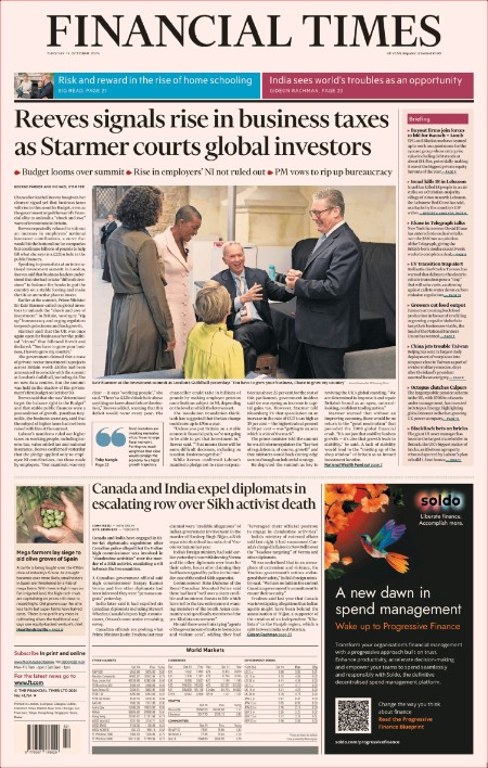 Financial Times UK - 15 October 2024