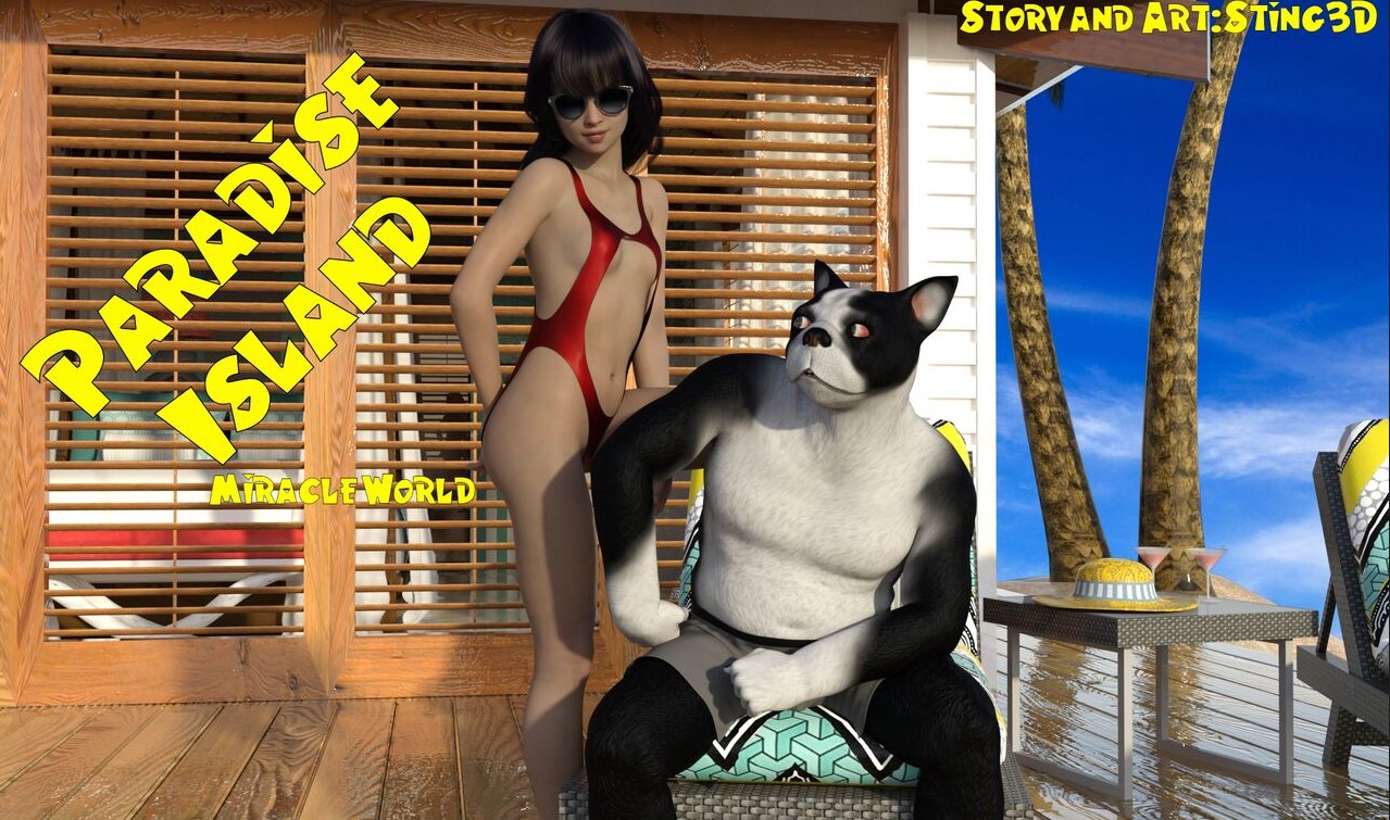 [Sting3D] Paradise Island 3D Porn Comic