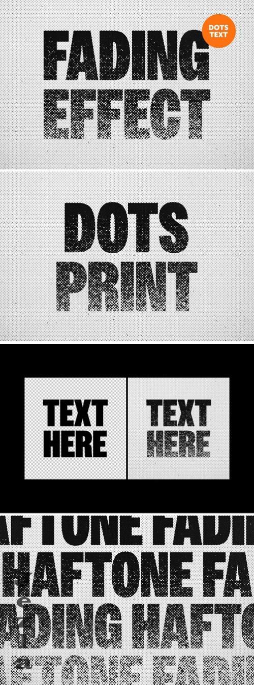 Halftone Fade Text Effect - 287773851 - 6768666