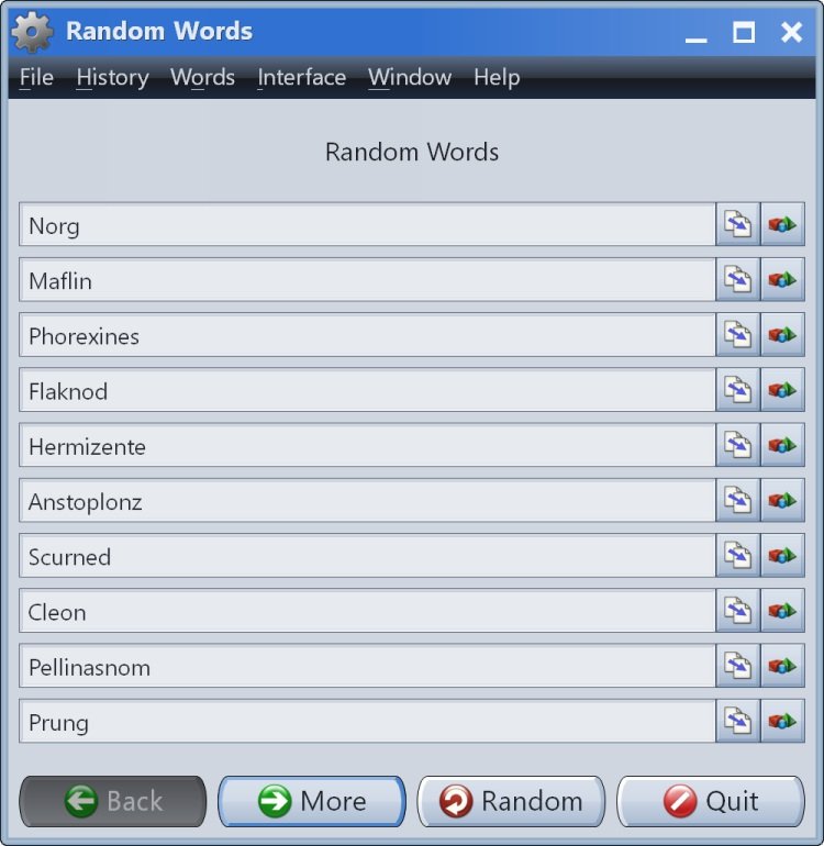 Gammadyne Random Word Generator 34.0