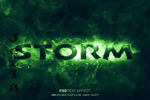 Storm Text Effect - HRUH3BD