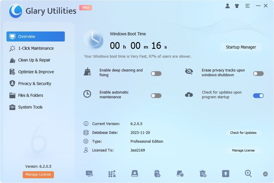 Glary Utilities Pro 6.17.0.21 Multilingual