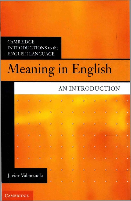 Velenzuela J  Meaning in English  An Introduction 2017