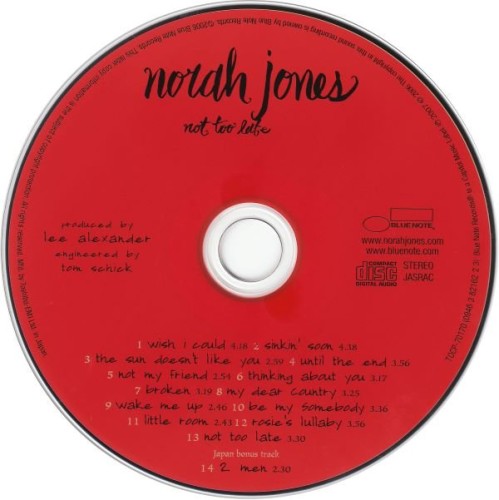 Norah Jones - Not Too Late (Japanese Edition) (2007) Lossless