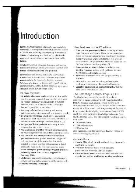 Business Benchmark Pre-intermediate to Intermediate 2ed 2013