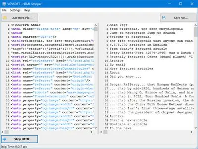 VovSoft HTML Stripper 2.3 Portable