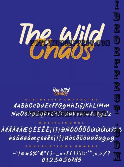 The Wild Chaos Font - 6272810 - RLJAZWQ