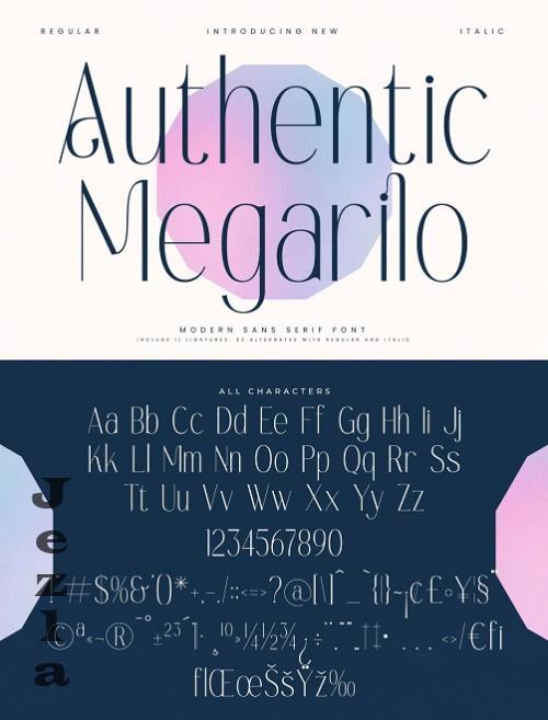 Authentic Megarilo Modern Sans Serif - 280255114 - 233PUCF