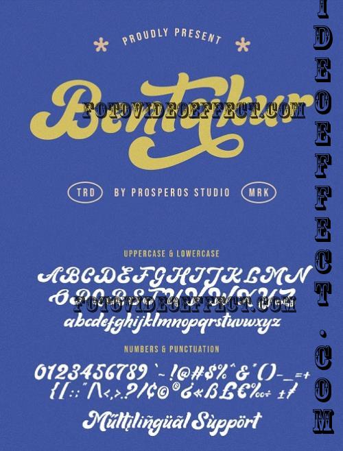 Bentakur - Retro Font - 280194143 - Q4Q7X4J