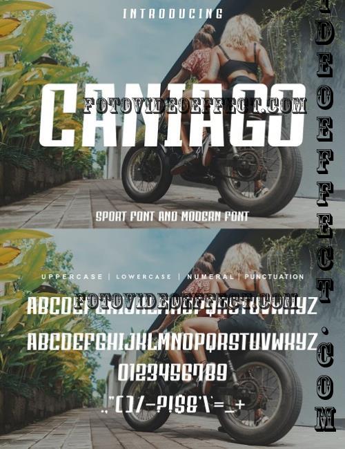 Caniago - Sport Font and Modern Font - ZYN3FA9