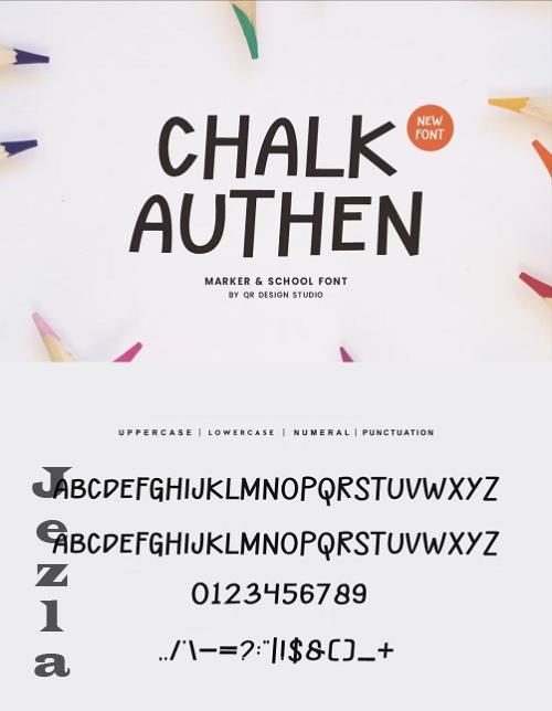 Chalk Authen - Marker & School Font - 279992476 - APWLCME