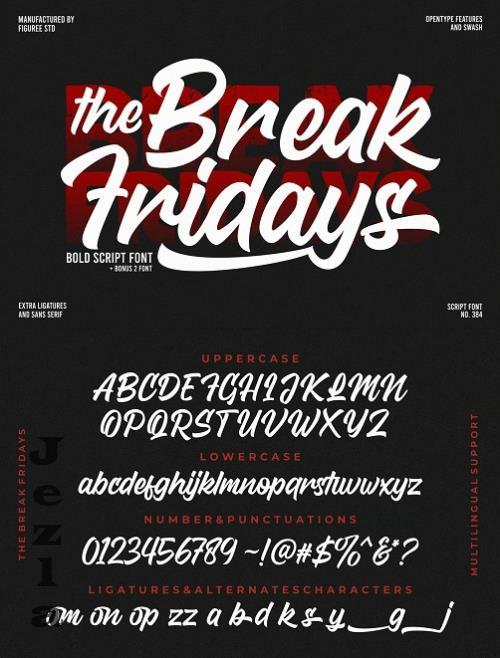 Break Fridays - Clean Bold Script - 3P33Y8K