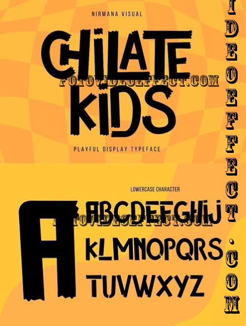 Chilate Kids - Logo Font - 280006459 - 82WPMU7