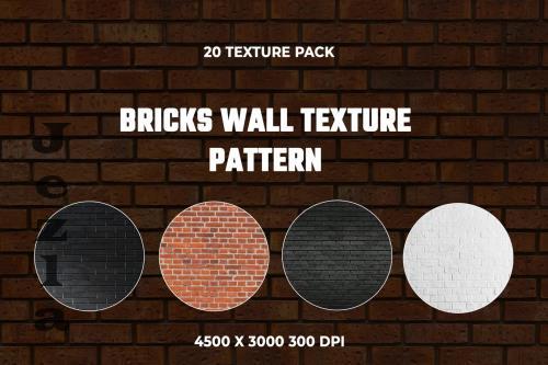 Bricks Wall Texture Pattern - SWUJCPM