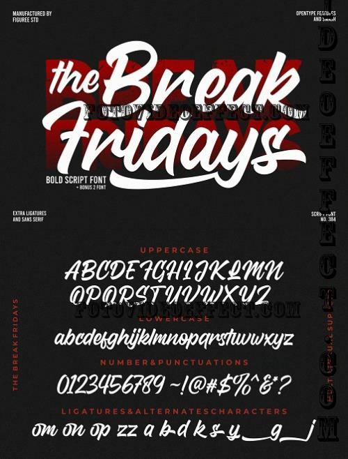 Break Fridays - Clean Bold Script - 3P33Y8K