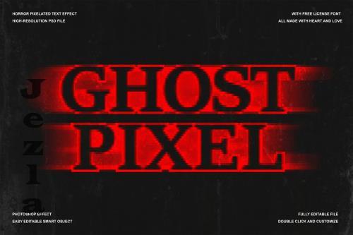 Horror Pixelated Text Effect - EGLS - U283SUA