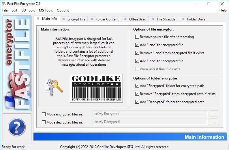 Fast File Encryptor 12.5 Multilingual