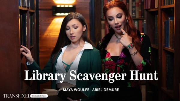 Maya Woulfe, Ariel Demure - Library Scavenger Hunt [UltraHD 4K 2160p]