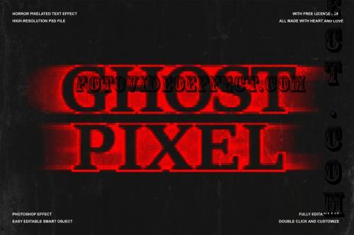 Horror Pixelated Text Effect - EGLS - U283SUA