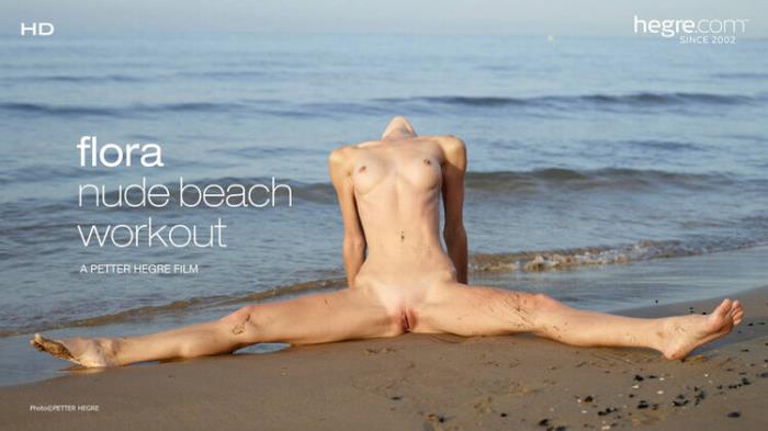 Flora Nude Beach Workout (HD 720p) - Hegre-Art - [2024]