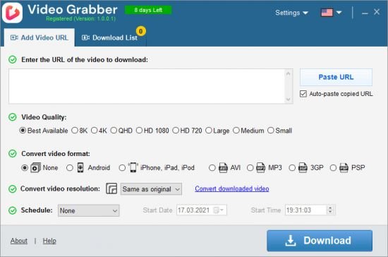 Auslogics Video Grabber 1.0.0.10 Multilingual