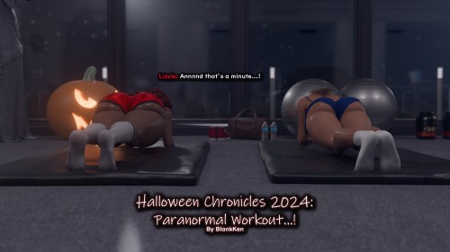 Halloween Chronicles 2024: Paranormal Workout 3D Porn Comic