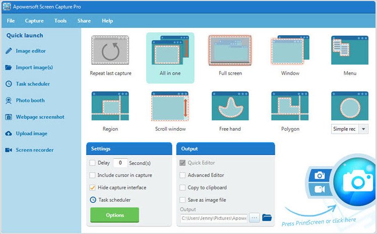 Apowersoft Screen Capture Pro 1.5.5.0 Multilingual