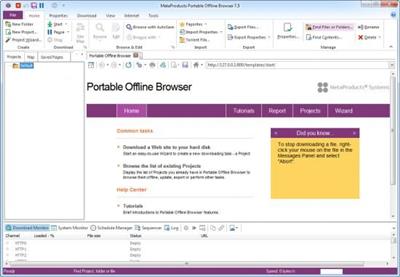 MetaProducts Portable Offline Browser 8.6.0.4988  Multilingual Fd32e51cb3d7e543ca3b36411cdf60c9
