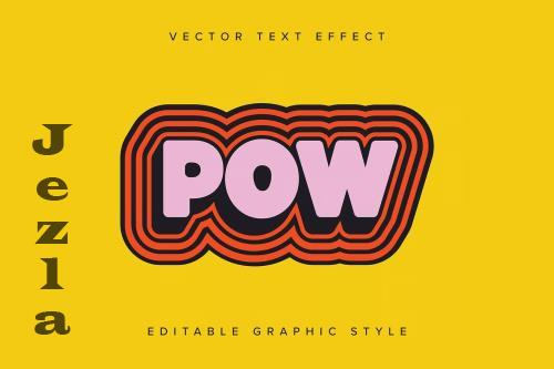 Comic Vector Text Effect Mockup - R7RF4PA