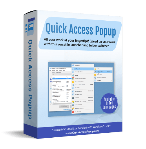 Quick Access Popup 11.6.4 Multilingual