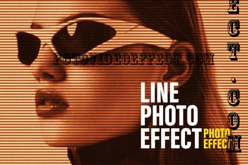 Halftone Line Photo Effect - 288017555 - U7CG5QZ