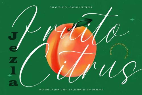 Fruito Citrus Modern Handwritten Font - 4QA2PEM