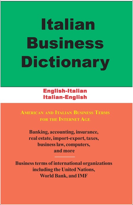 [language] Italian Business Dictionary by Morry Sofer