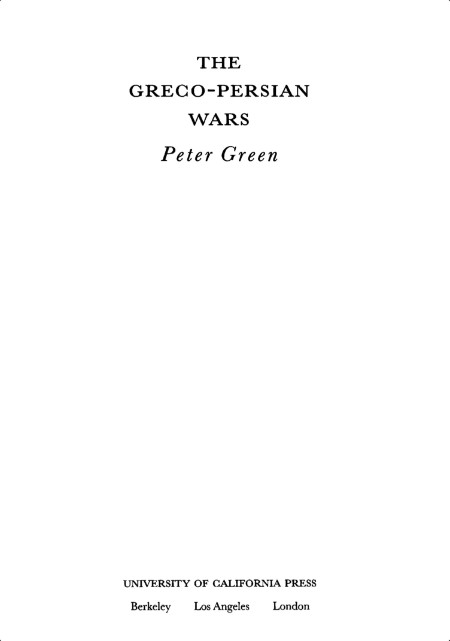 [history] The Greco-Persian Wars by Peter Green