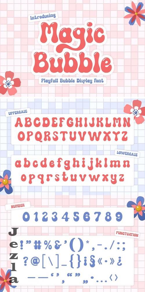 Magic Bubble - Display Font - 280703214 - TEC34R8