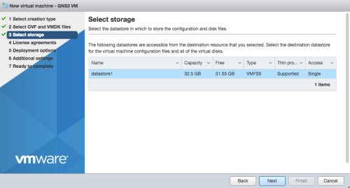 Esxi And Vsphere Vswitch Config With Gns3