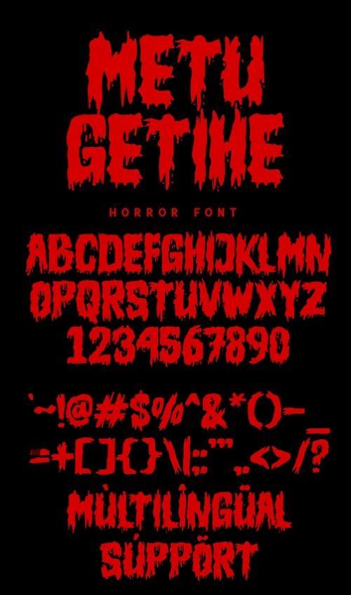 Metu Getihe - Horror-Font - 280254758 - ENNPSZF