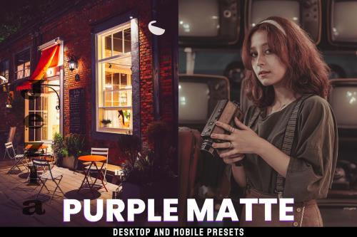 Purple Matte - Desktop and Mobile Presets - U3DKRJM