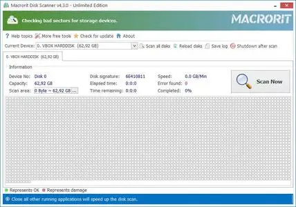 Macrorit Disk Scanner 6.9 Unlimited Edition (x64) Multilingual + Portable