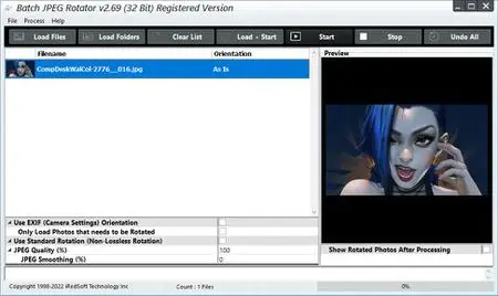 IRedSoft Batch JPEG Rotator 2.87