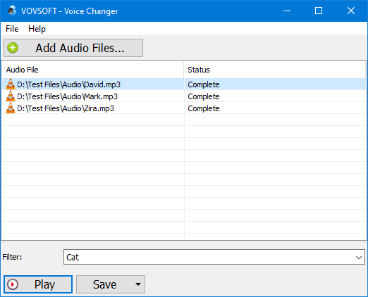 VovSoft Voice Changer 1.3