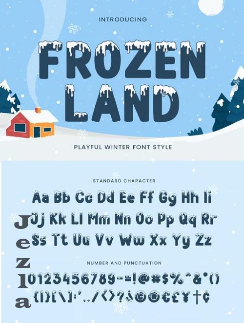 Frozenland - Christmas Font - JDW46EP