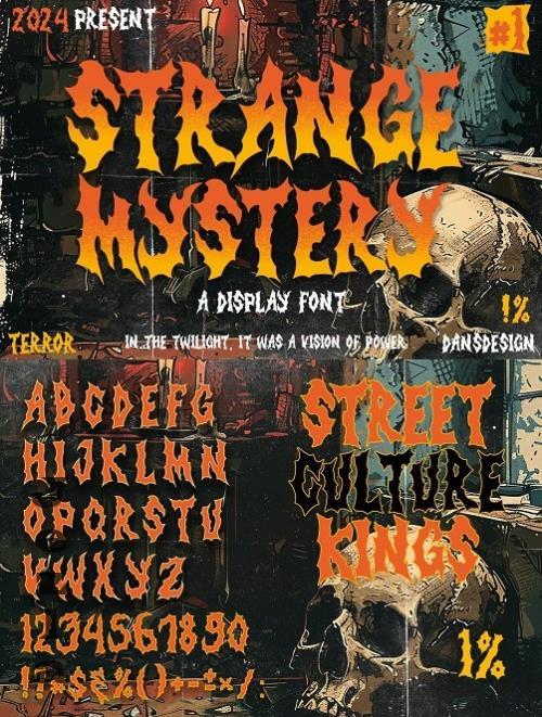 Strange Mystery Horror Metal Display - 280187567 - WFJ68FP