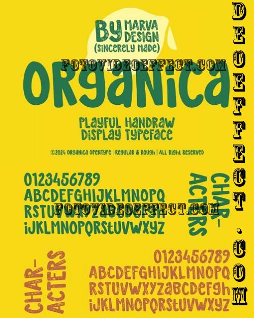 Organica Font - 288287877 - QMABFJS