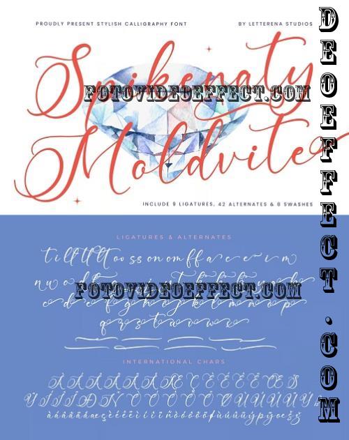 Spikenaty Moldvite Stylish Calligraphy Font - GQ8N5BY